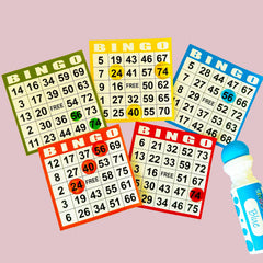 SEETOOOGAMES Bingo Daubers sponge nib close-up shows bold color transfer on paper