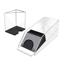 SEETOOOGAMES blackjack shoe with clear acrylic discard tray for smooth dealing.