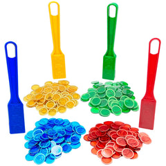 SEETOOOGAMES magnetic wand bingo wands 4-pack for classroom games and hands-on math