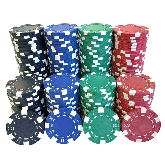 SEETOOOGAMES red 11.5g poker chip for home games.