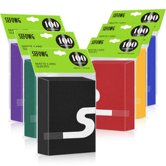 SEFOWG 600ct MTG sleeves in six colors for organized gameplay and collection