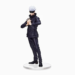 SEGA Satoru Gojo figure side profile, enhances a gaming room display