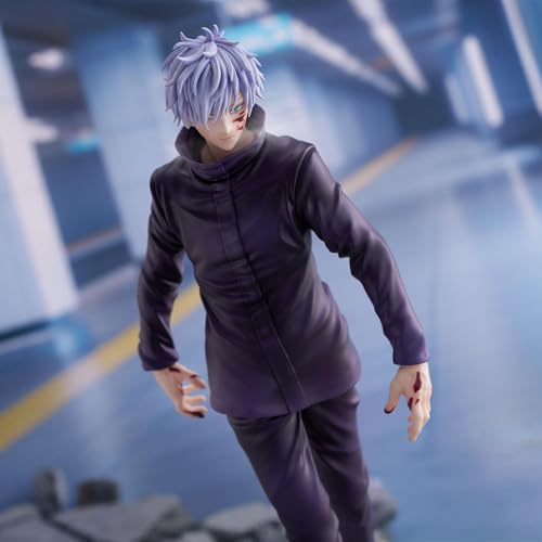 SEGA Luminasta Gojo figure with detailed paint; enhances realism in displays.