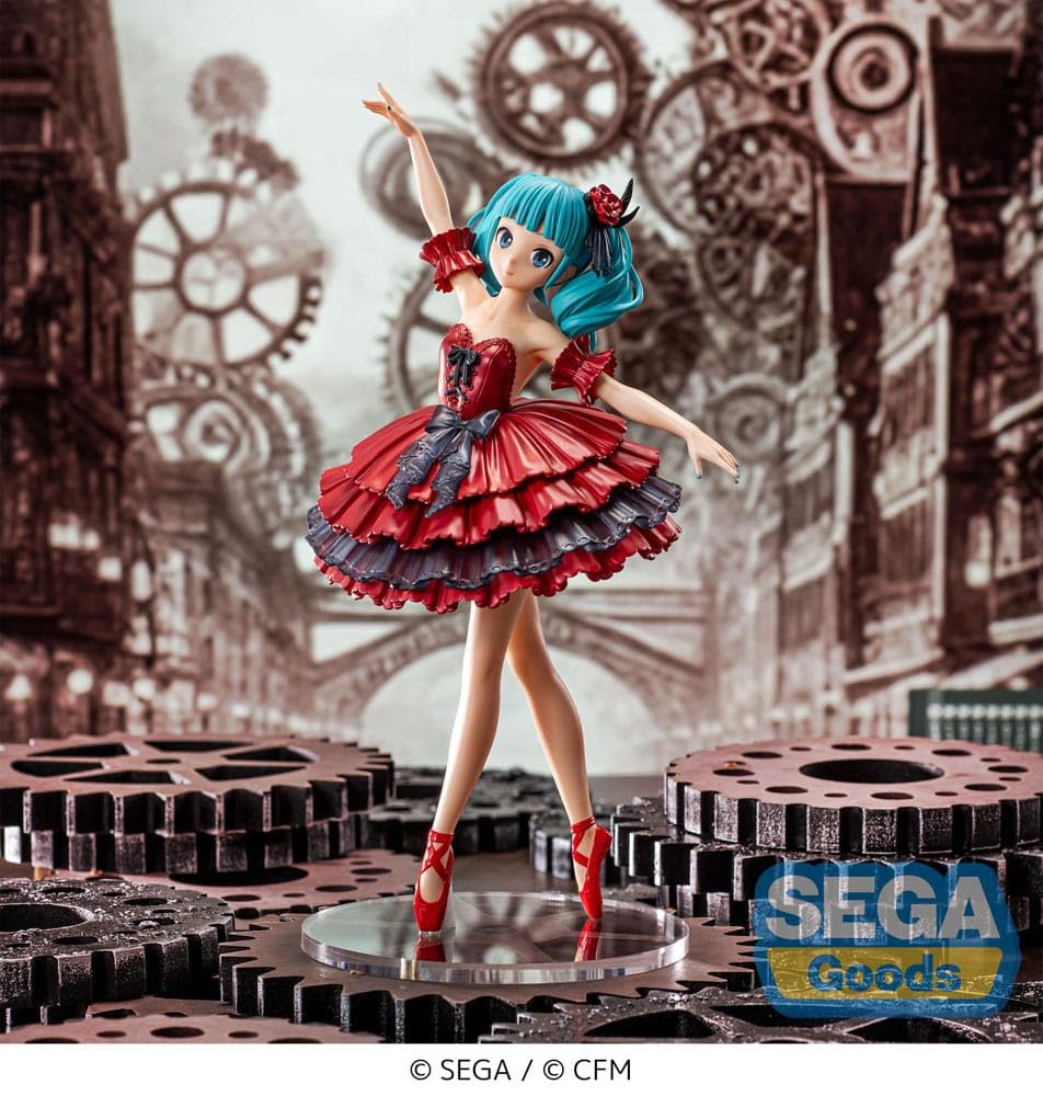 SEGA Luminasta Hatsune Miku Etoile base stand supports stable posing.