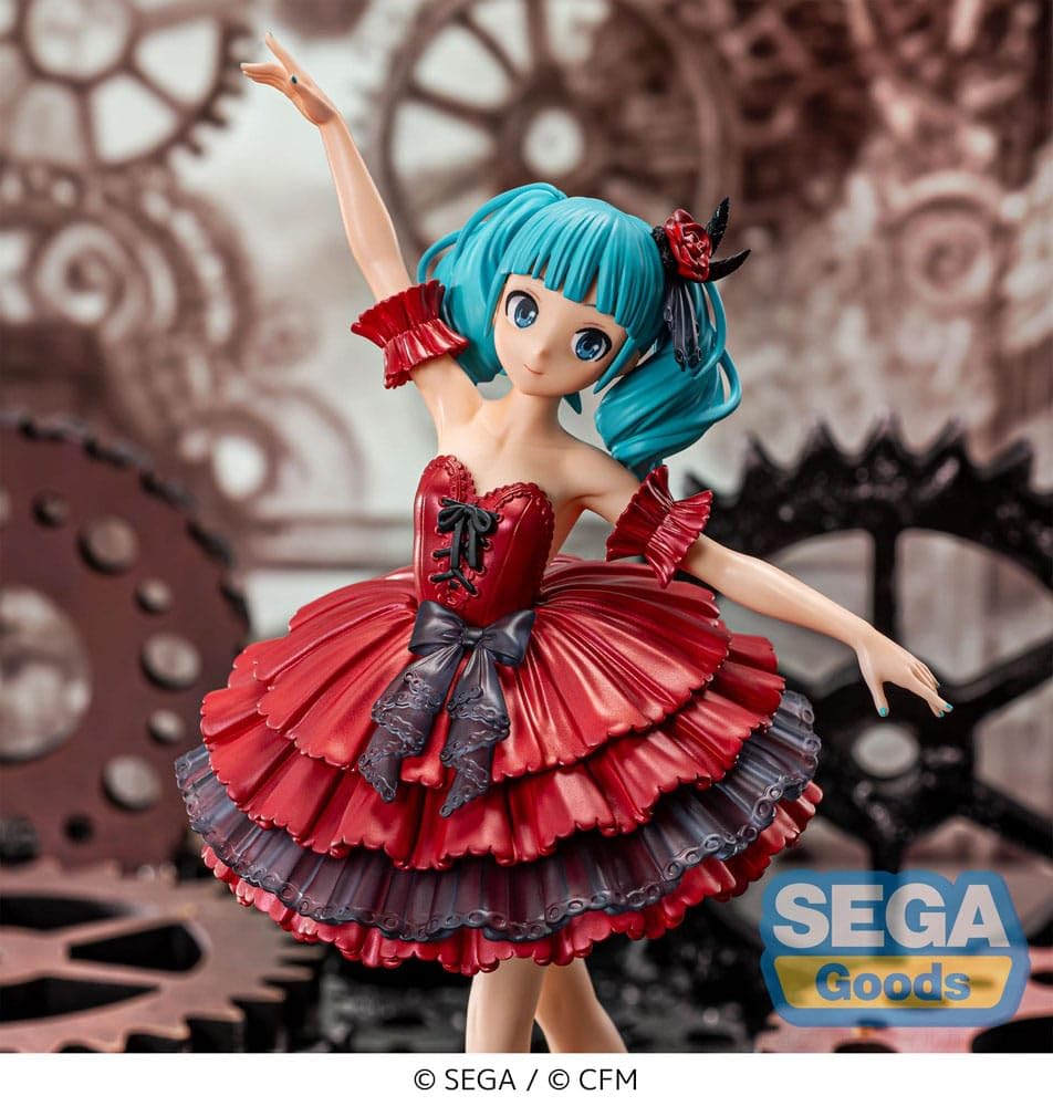 SEGA Luminasta Hatsune Miku Etoile Mega39s detail and pose close up.
