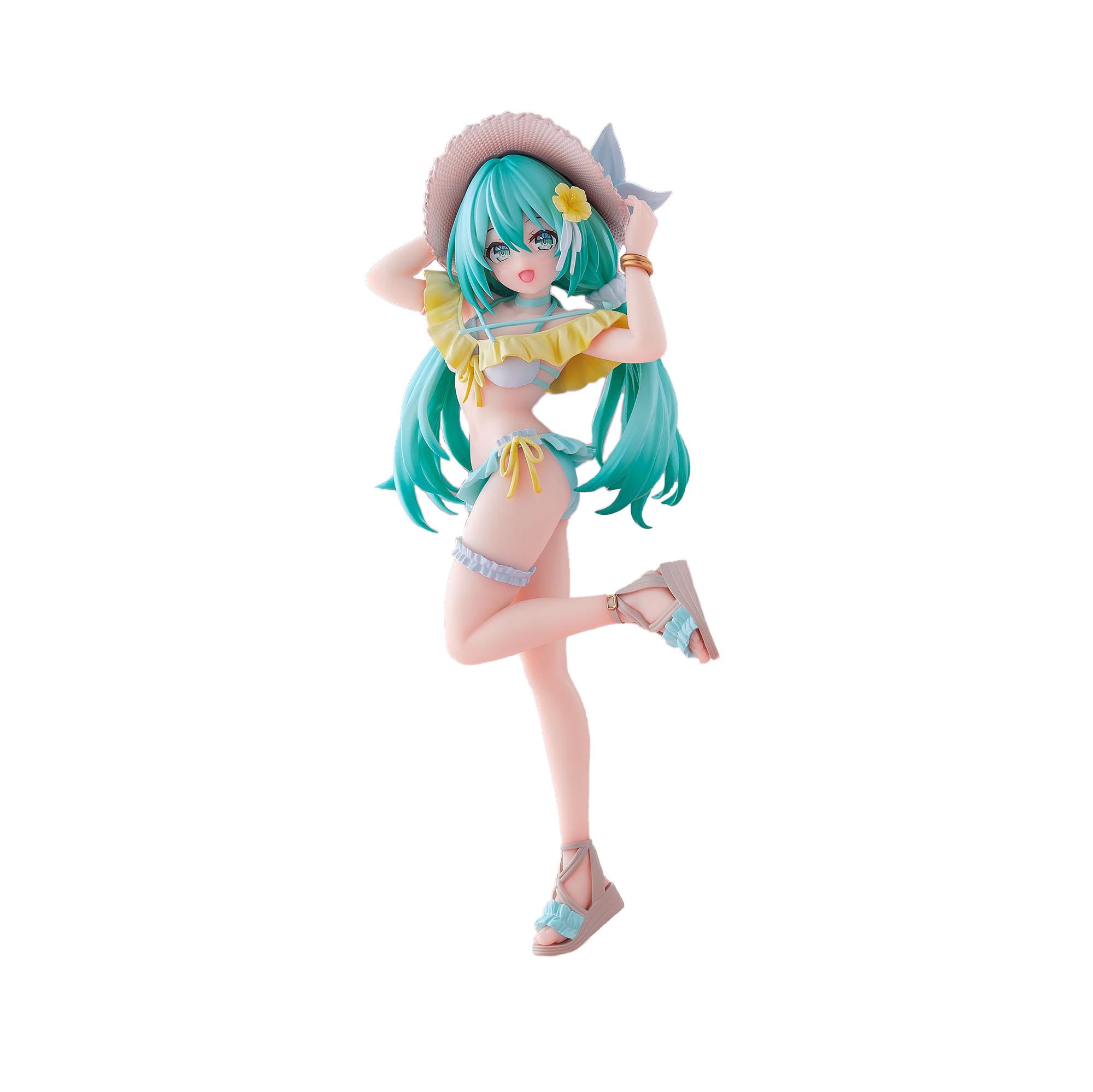 SEGA Luminasta base stand keeps Hatsune Miku Series figure steady for display.