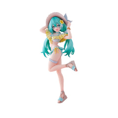 SEGA Luminasta base stand keeps Hatsune Miku Series figure steady for display.