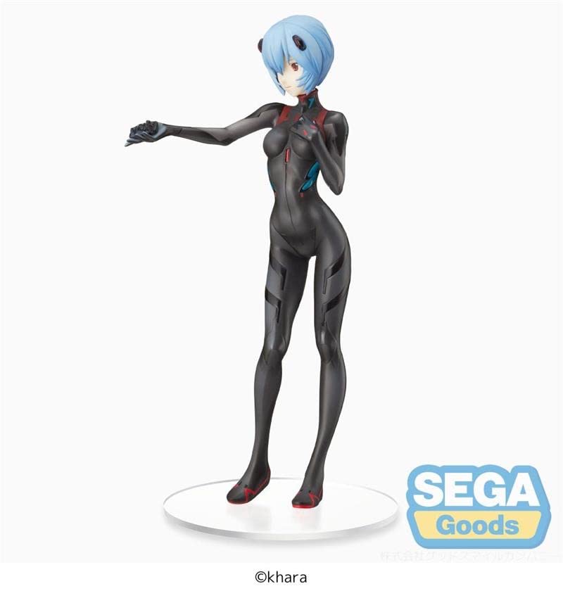 SEGA Rei Ayanami base stand included for stable shelf posing.