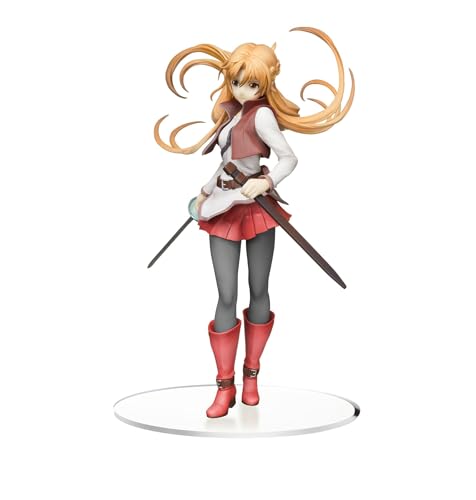 SEGA Asuna figure in battle-ready stance ideal for display shelf.