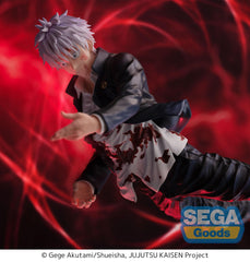 SEGA Satoru Gojo figure back view reveals full silhouette for fans.
