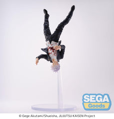 SEGA Satoru Gojo figure side profile with crisp details for display realism.