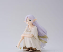 SEGA Yumemirize Frieren figure front view with base stand for display.