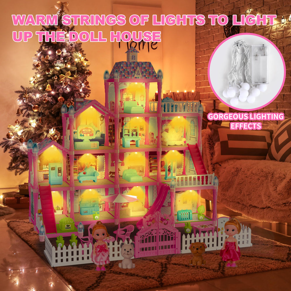 Seifar DIY doll house kit invites building and decorating.