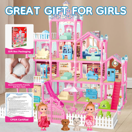 Seifar doll house interior showing multiple rooms for creative storytelling.