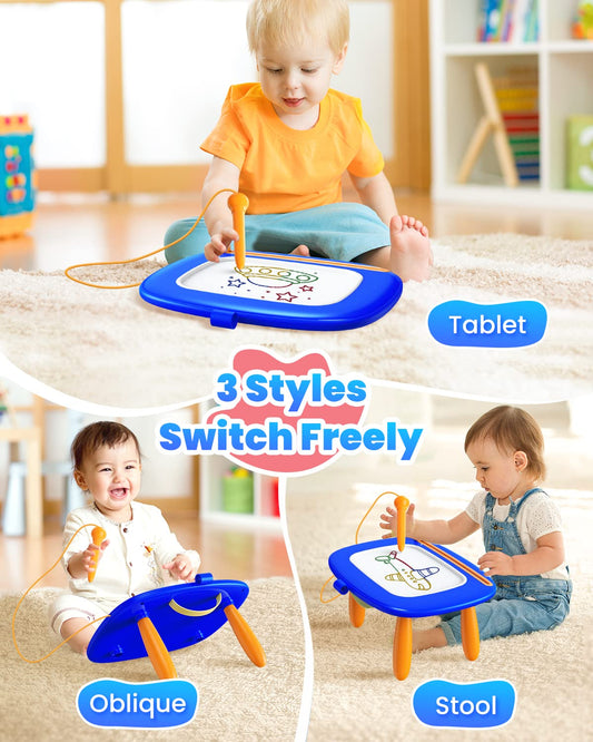 Seimome doodle board silicone pen holder keeps the drawing tool within reach.