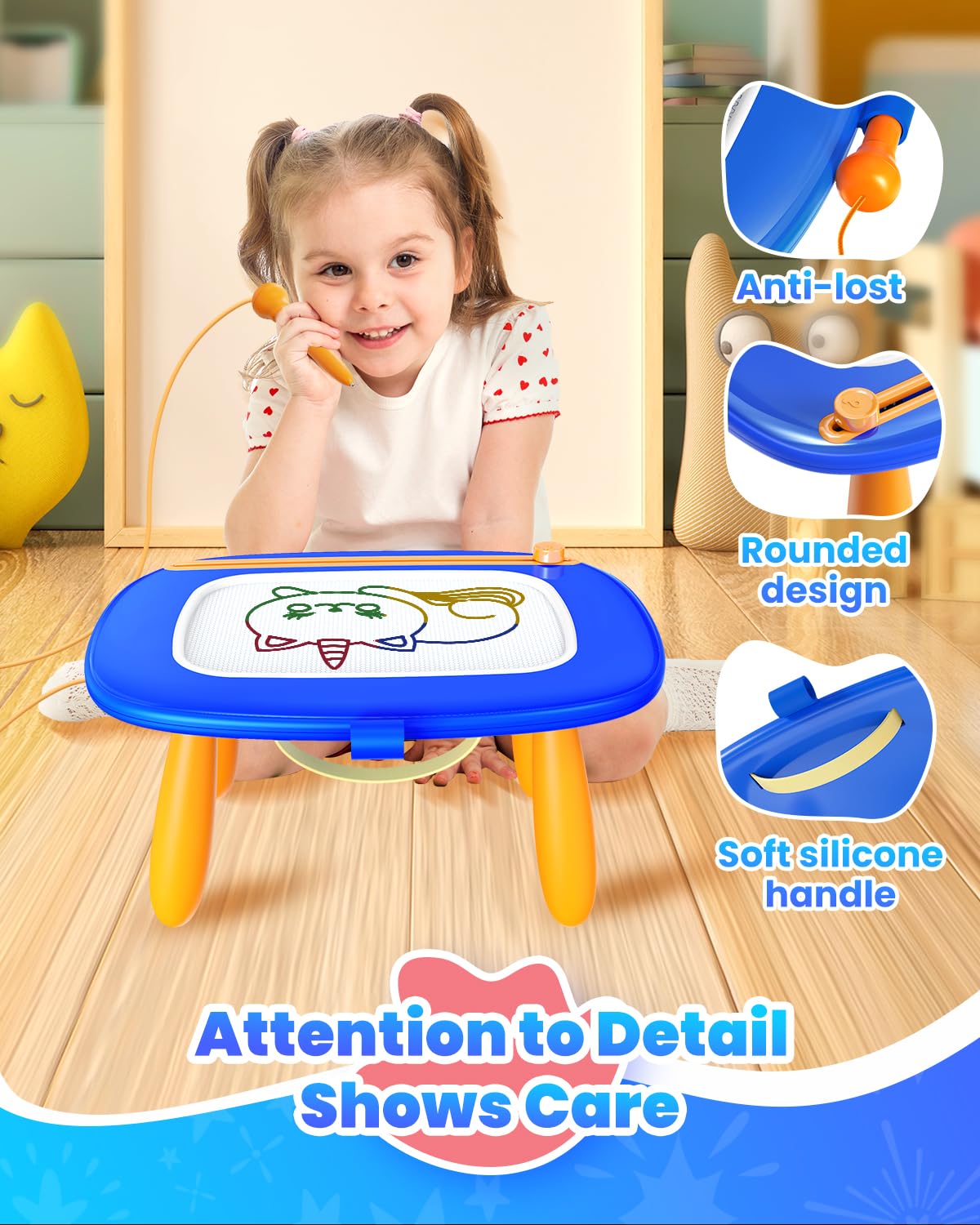 Seimome eco friendly ABS drawing board uses BPA-free materials for worry-free use.
