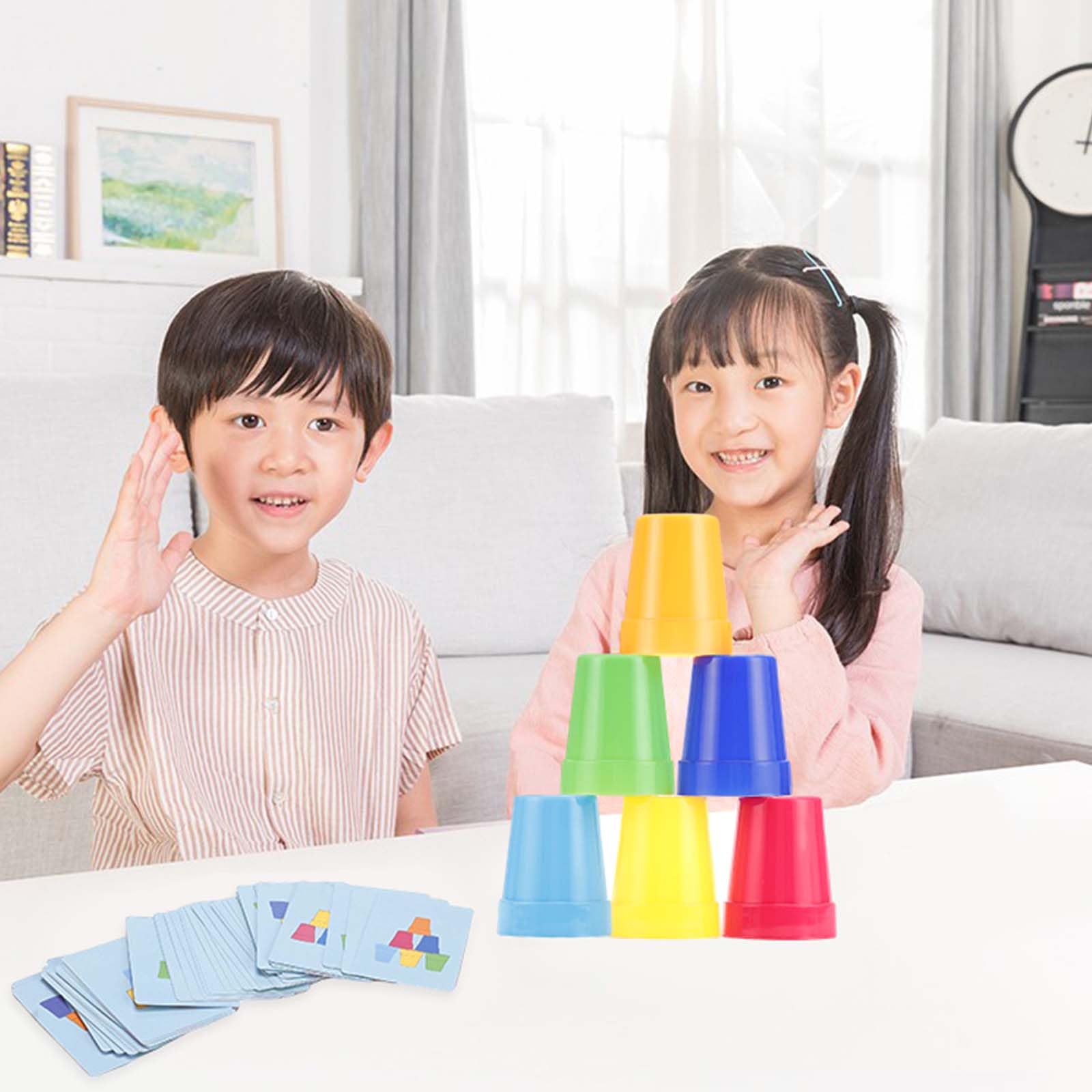 Durable, non-toxic SEISSO cups withstand enthusiastic stacking.
