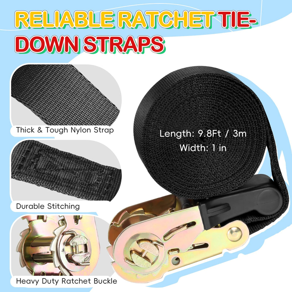 SEKKVY six-pack buckle belts securing holds around a trunk