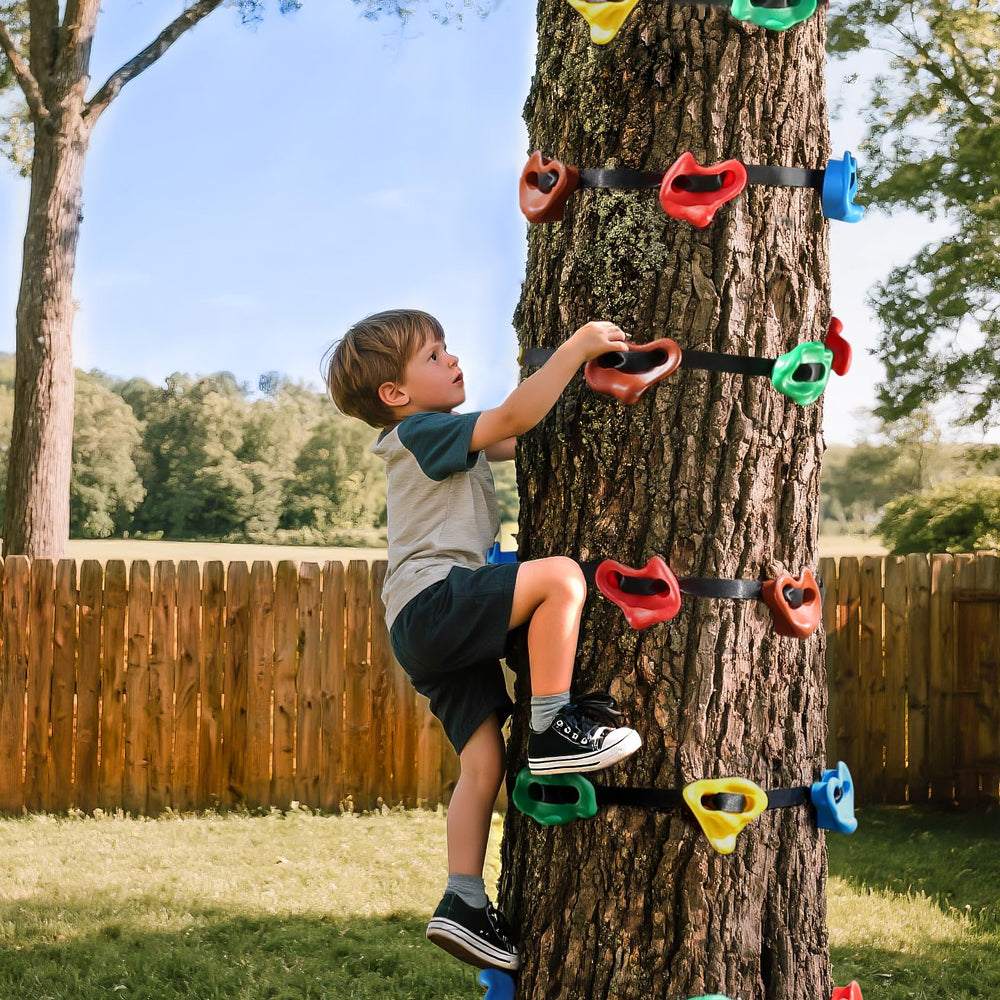 SEKKVY kids enjoying backyard climbing with SEKKVY gear