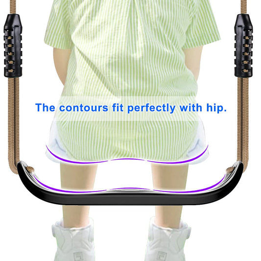 SELEWARE adjustable rope swing length for customizable height and fun.