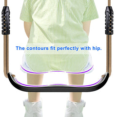 SELEWARE adjustable rope swing length for customizable height and fun.