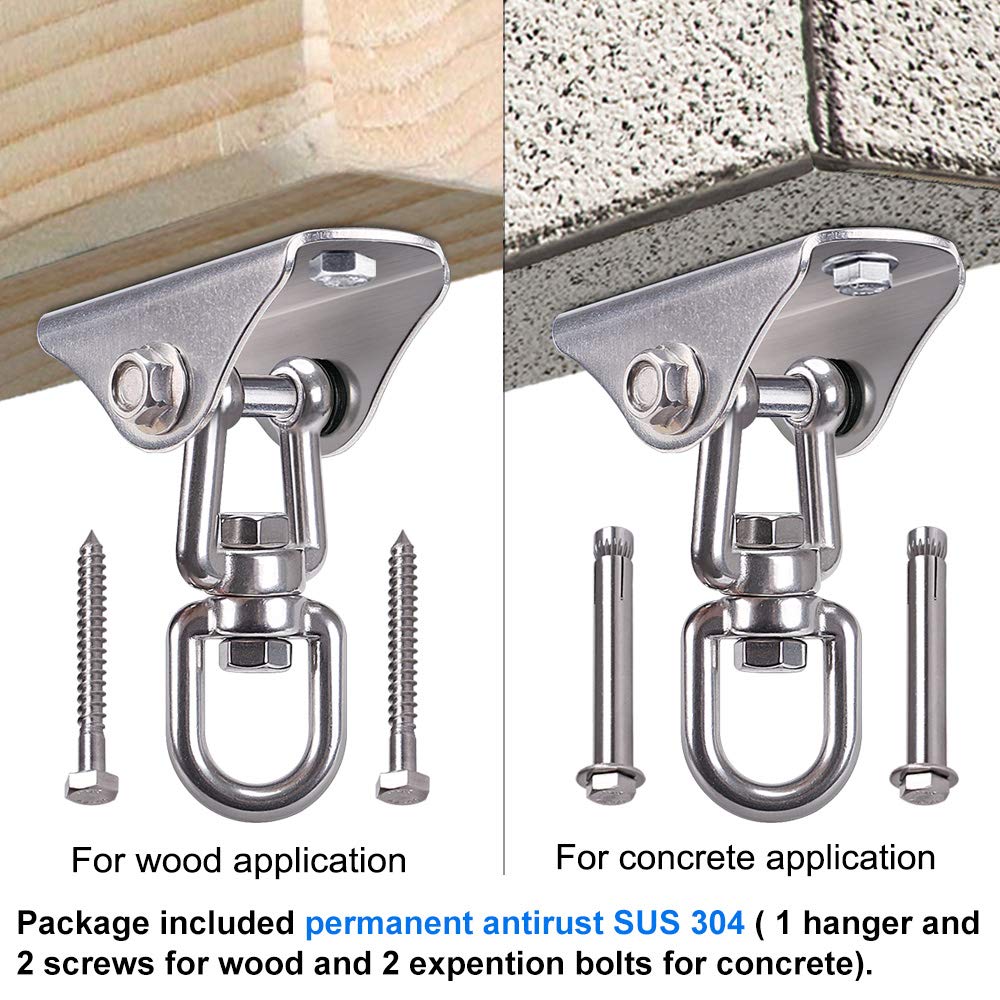 SELEWARE yoga silk hammock hook designed for easy attachment and reliable support