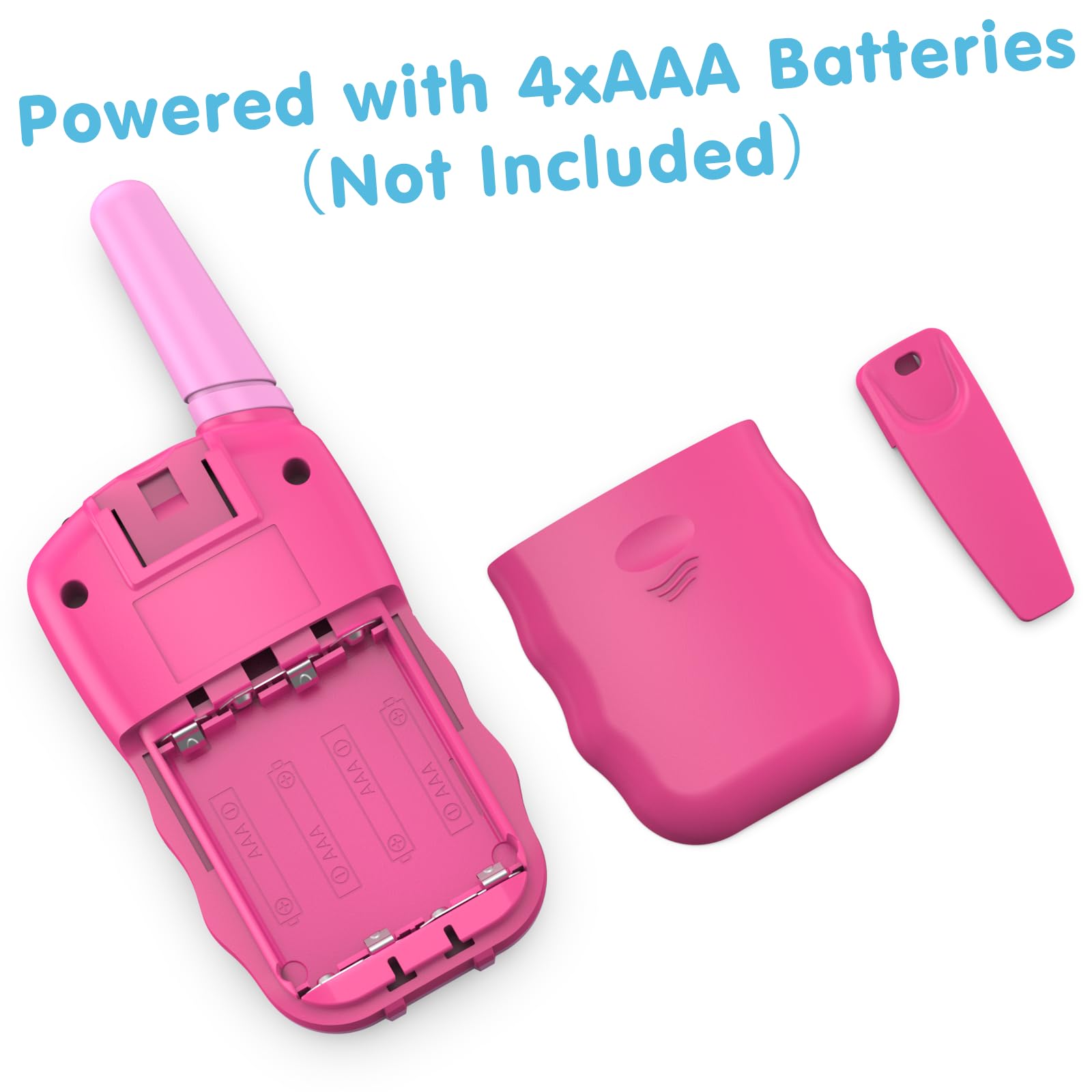 Selieve walkie talkie kids 2-way radio enables quick, clear messaging