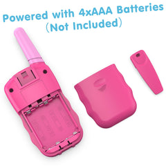 Selieve walkie talkie kids 2-way radio enables quick, clear messaging