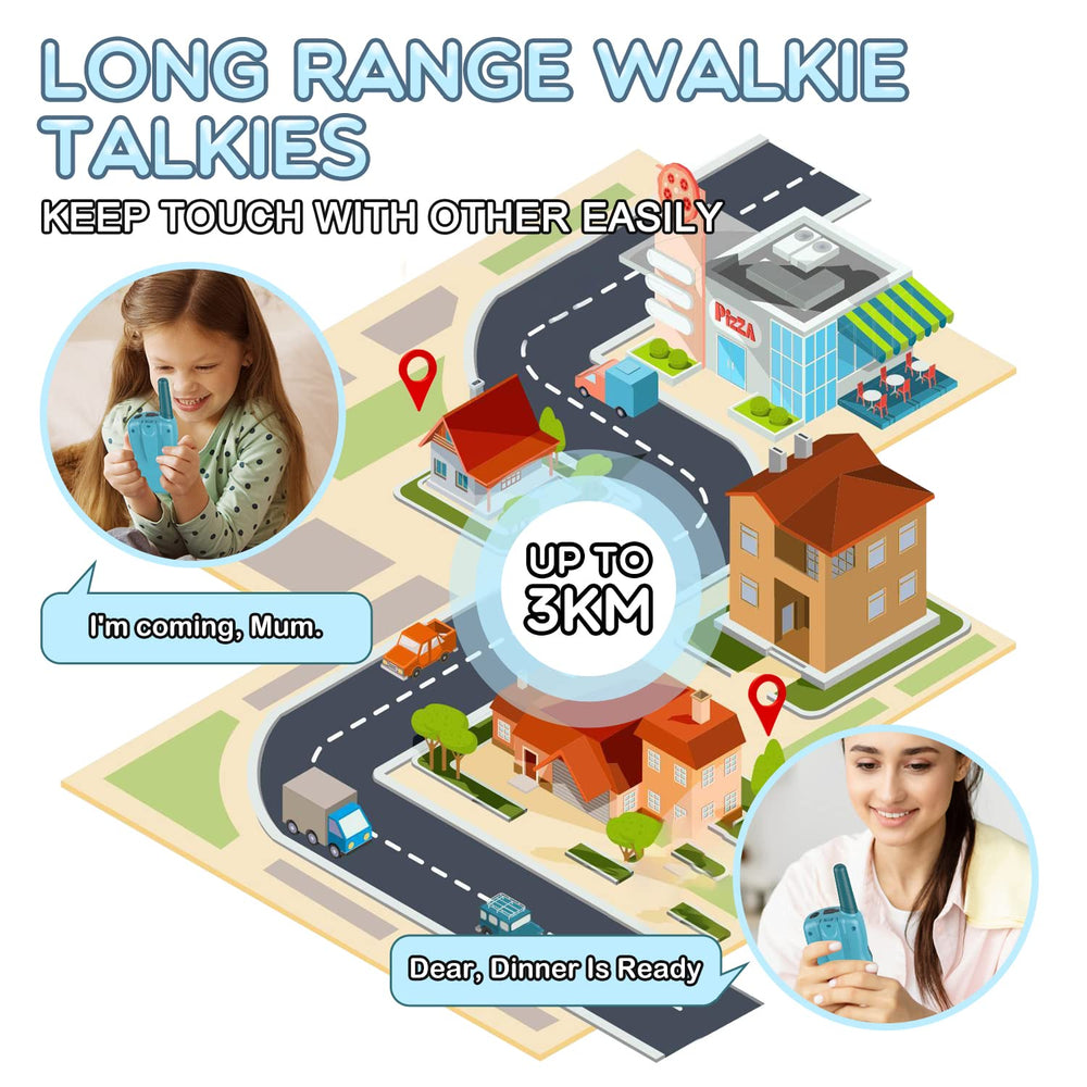 Selieve walkie talkies with 22 channels for clear family signaling