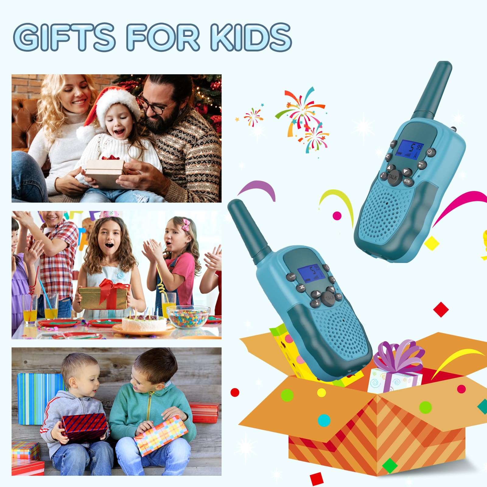 Selieve walkie talkies gift box packaging makes a great present