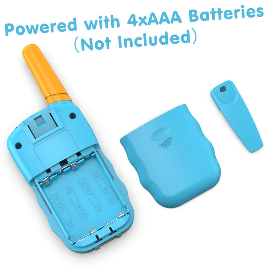 Selieve walkie talkies handheld design offers lightweight grip for small hands during play