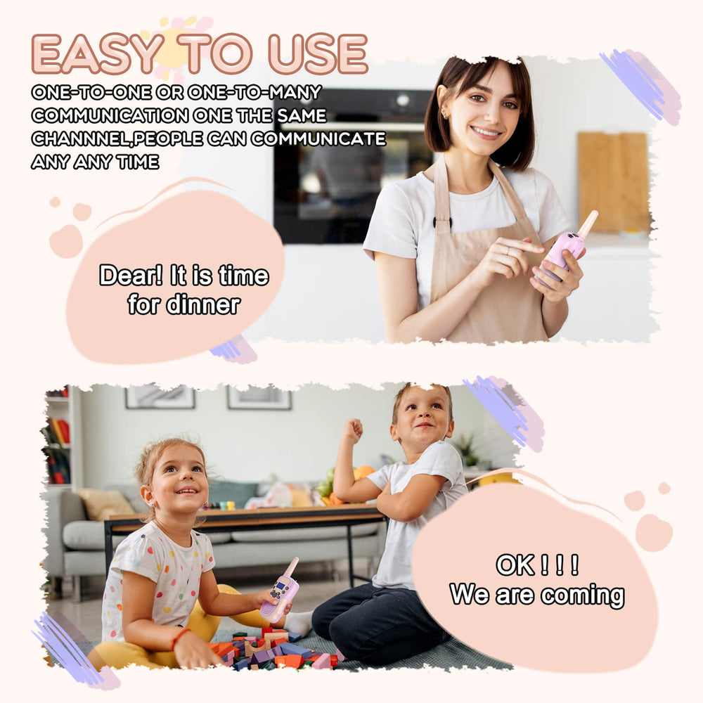 Selieve compact lightweight kids walkie talkies design