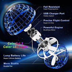 semai boomerang ball drone designed for indoor and outdoor fun.
