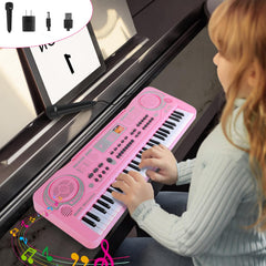 Semart Keyboard Piano 61-key demo playback feature in action.