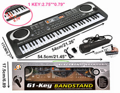 Semart Keyboard Piano for Kids with microphone, decorative mic for sing-alongs.