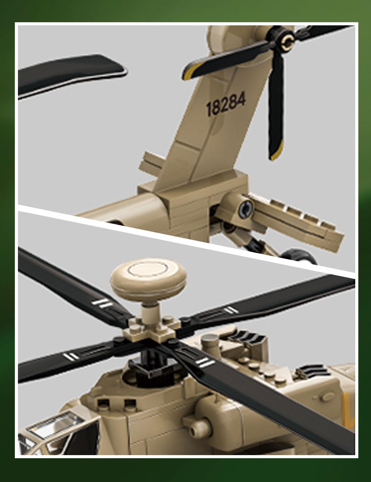 SEMKY AH-64 assembly instructions guide step-by-step construction