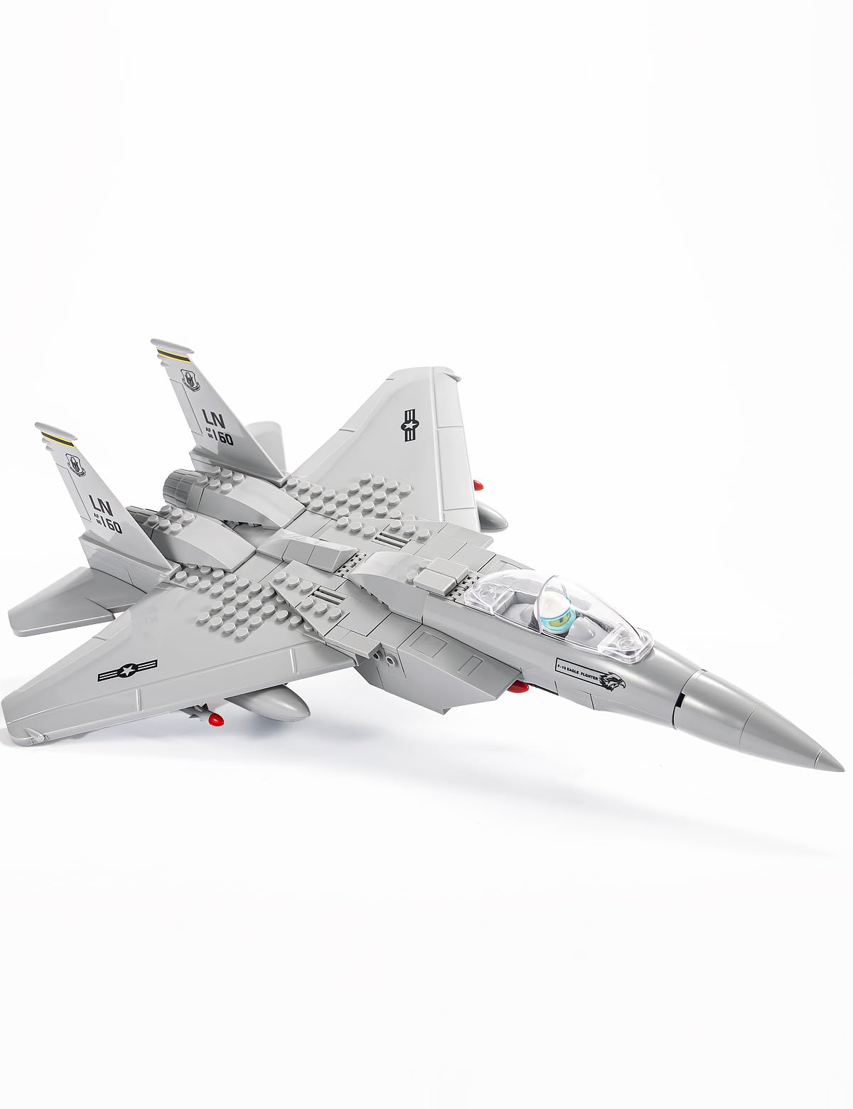 SEMKY F-15 Eagle jet building set for hands-on STEM play.