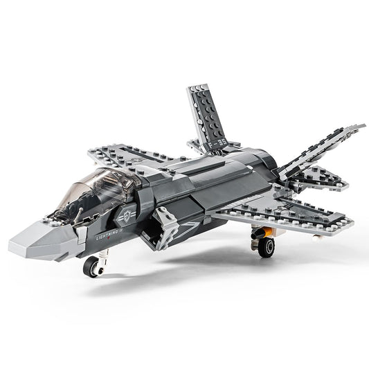SEMKY F-35 Lightning II block set assembly for immersive building fun