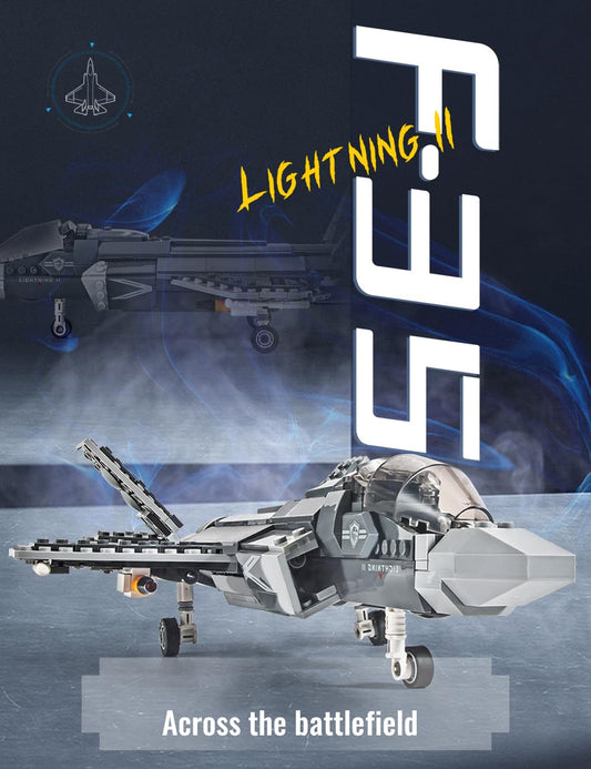 SEMKY F-35 Lightning II wings and fuselage in assembly