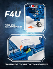 SEMKY Corsair jet creative play set sparks imaginative aviation scenes.