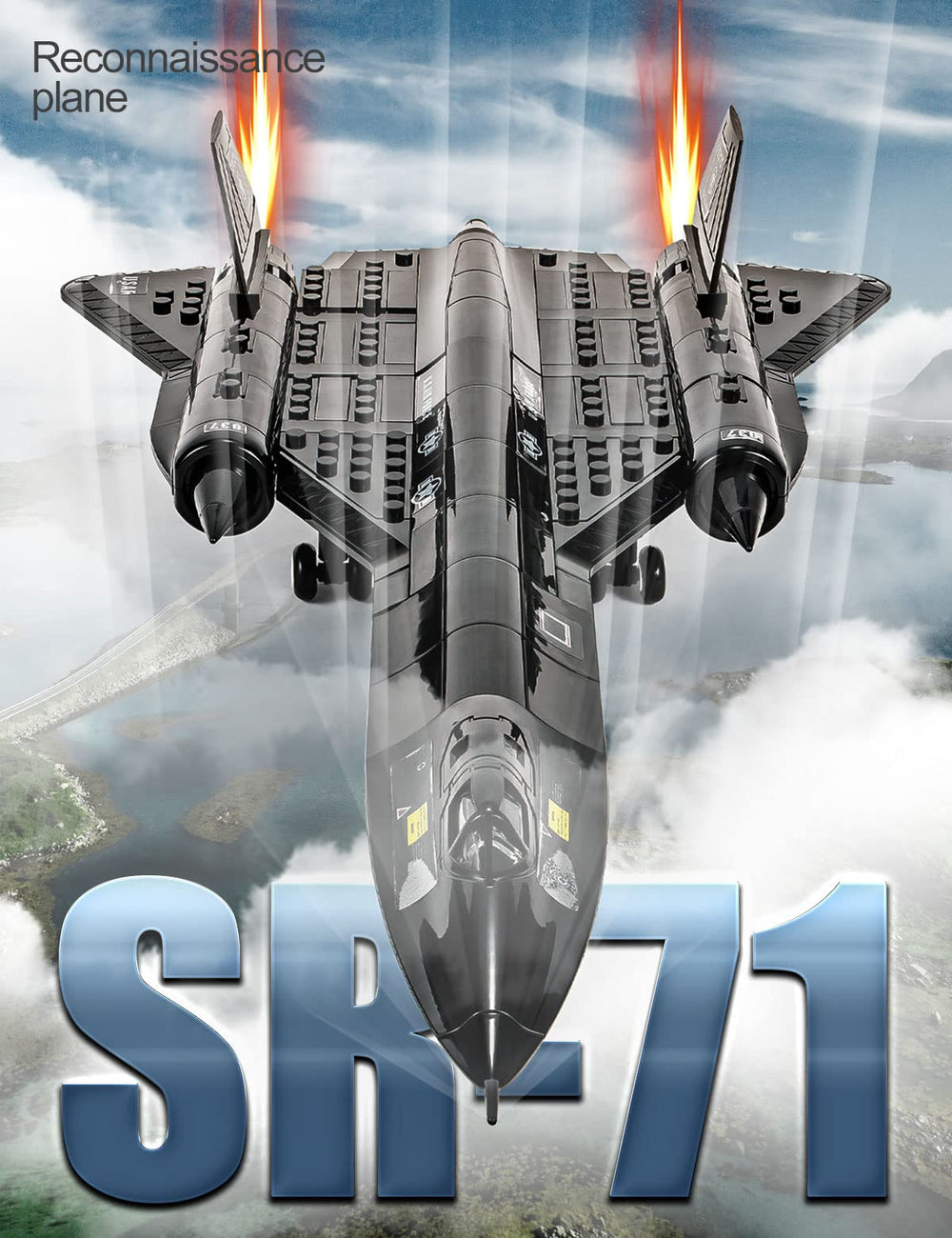 SEMKY SR-71 reconnaissance aircraft assembly set promoting hands-on creativity