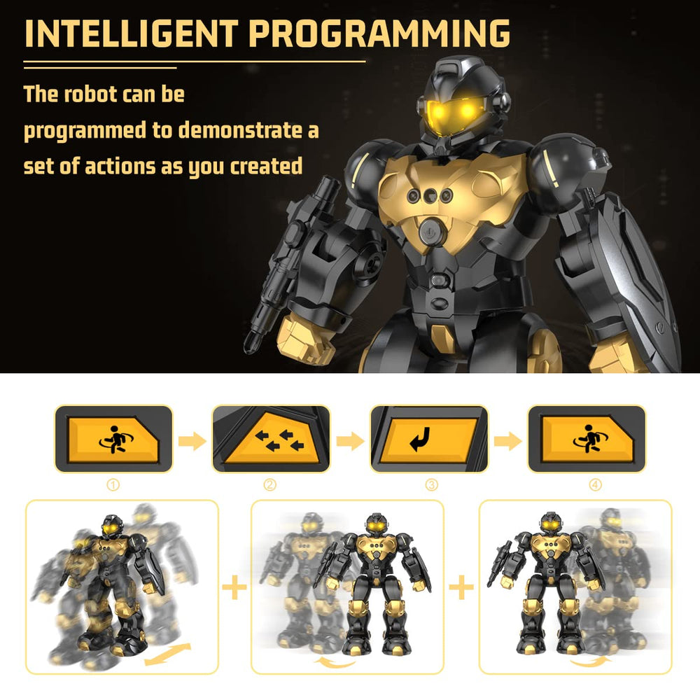 Semour Gesture Sensing RC Robot Toy, in dance mode, shows engaging motion for kids.