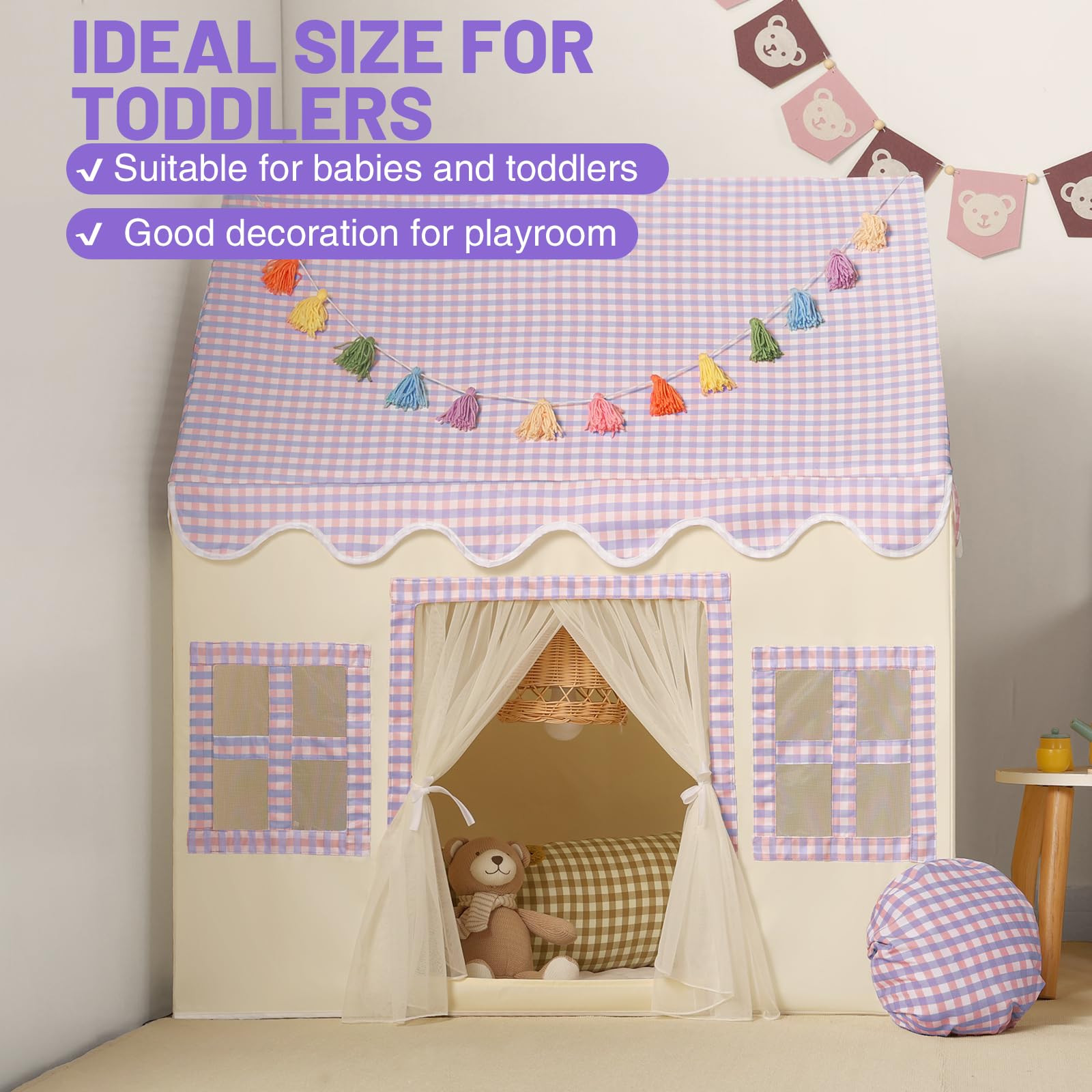 SENODEER easy-assembly tent without tools for quick setup