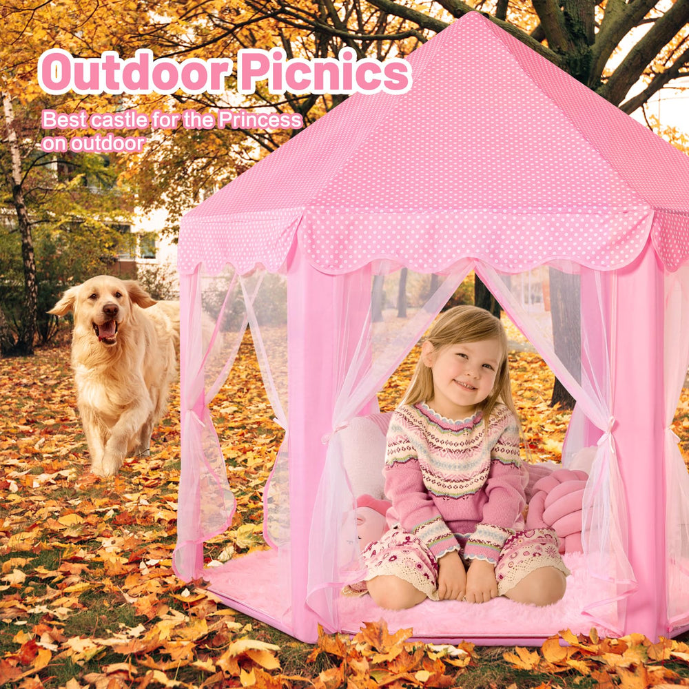 Senodeer Princess Tent gift packaging ready for birthdays and celebrations.