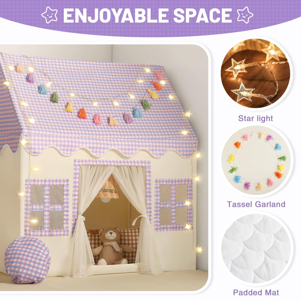 SENODEER tassel garland decor adds festive color to the tent