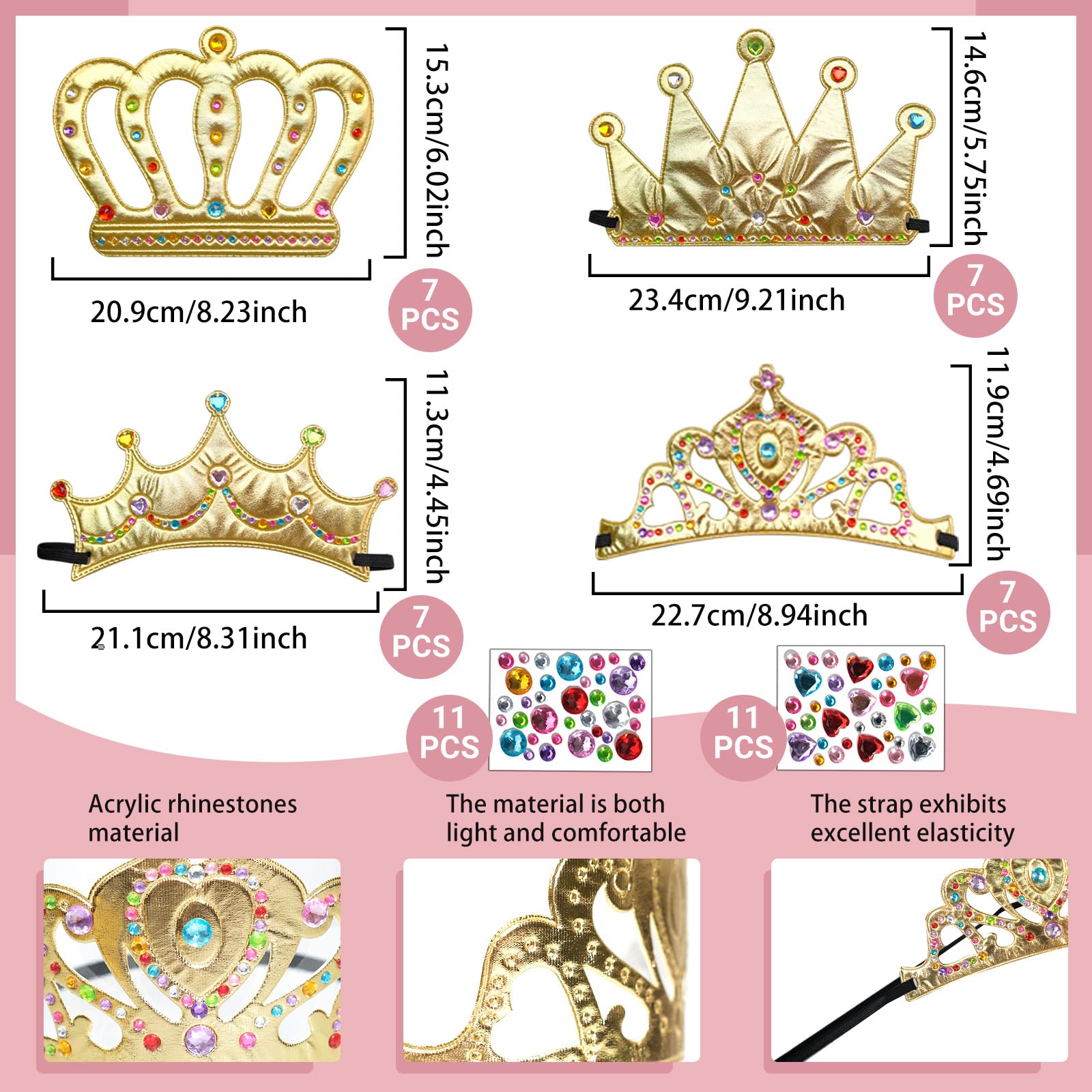 SENONAPO DIY princess tiara kit lets kids design personalized crowns.
