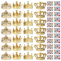 SENONAPO foam crowns bulk set for parties, easy to distribute to guests.