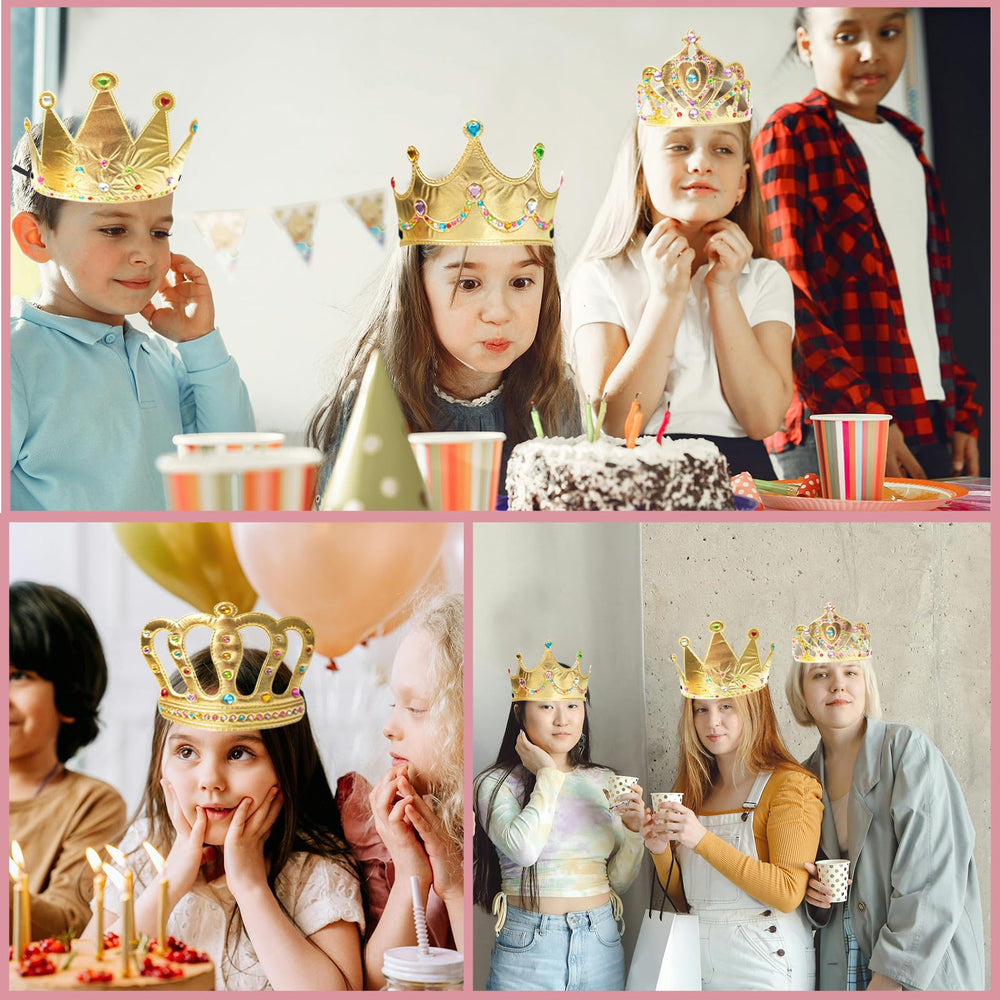 SENONAPO party crowns suitable for birthdays and preschool activities.