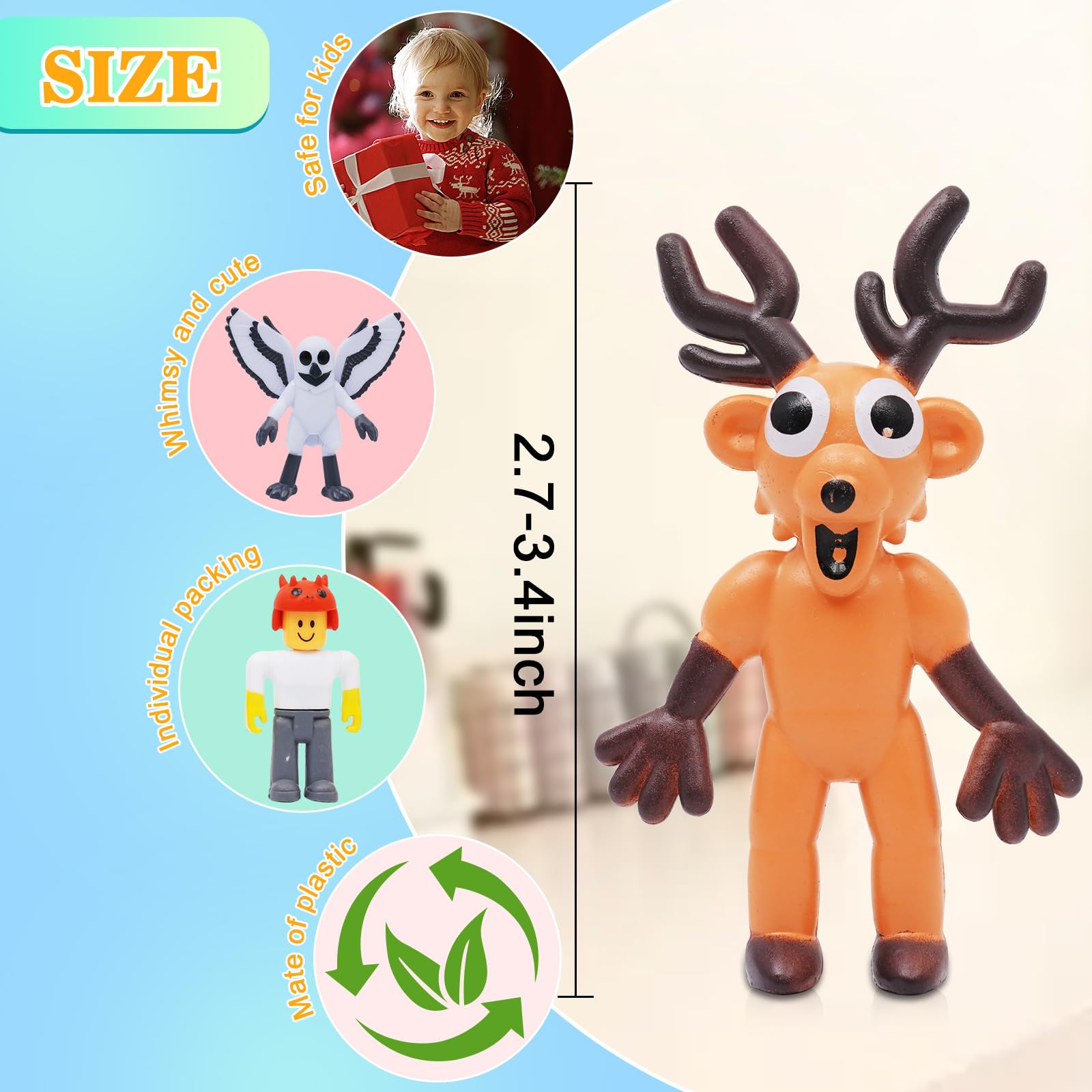 SENPOWER forest monster owl figure with detailed design for shelf display