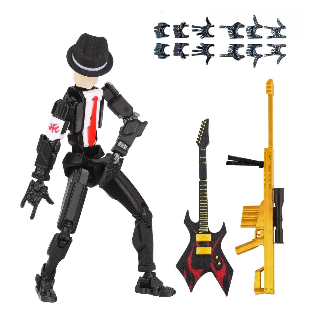 senroelectronage t13 action figure assembly complete, ready for dynamic posing and display.